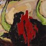 <br />"Toro y sangre" 2007       acr�lico/ lienzo    50-50 cms<br />